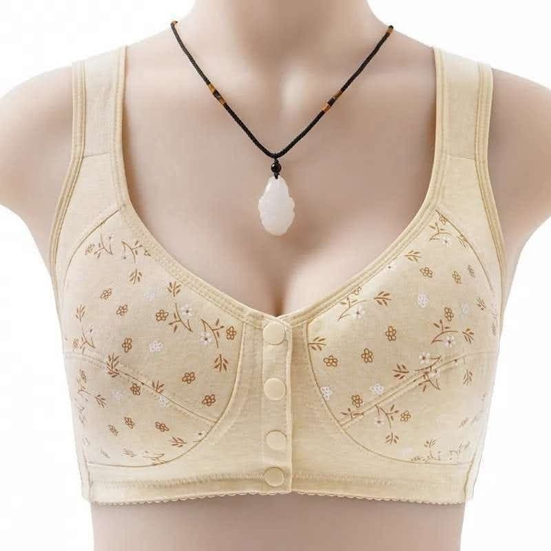 ফোম ছাড়া ফ্রন্ট বাটন ব্রা — Uniqal Fashion (4)
