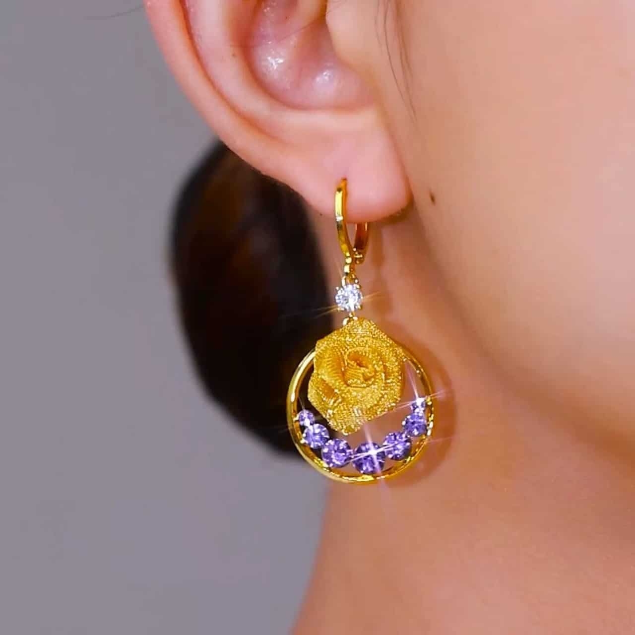 Aura circle Ear ring — Uniqal Fashion (2)