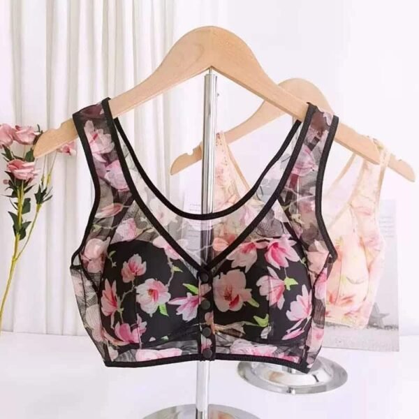 Front Button Net Bra — Uniqal Fashion